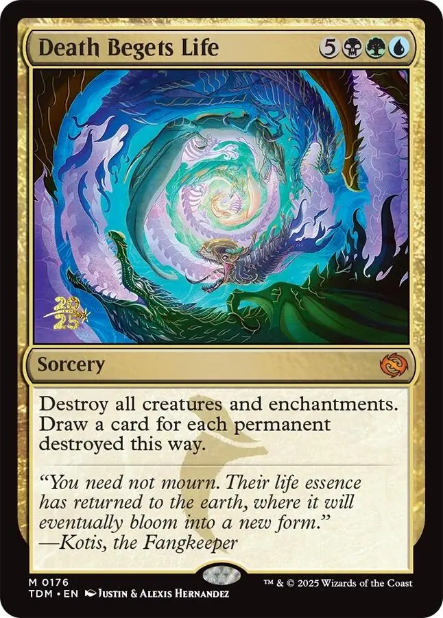 Death Begets Life [Tarkir: Dragonstorm Prerelease Promos] 1