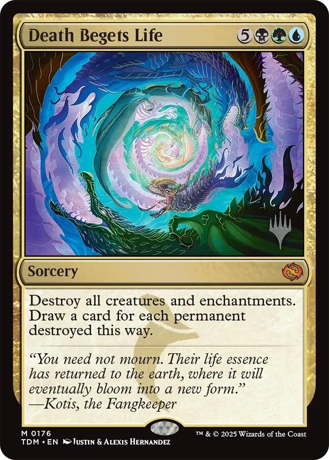 Death Begets Life [Tarkir: Dragonstorm Promos] 1