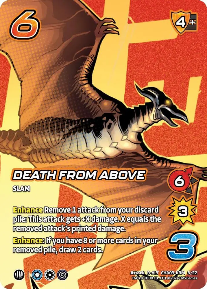 Death From Above (Alternate Art) - Challenger Series: Godzilla 1
