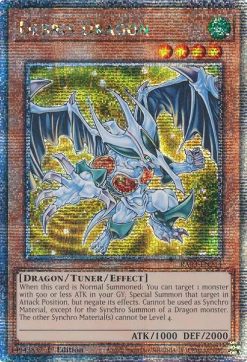 Debris Dragon (Quarter Century Secret Rare) [Ra03-En214] Quarter Century Secret Rare 1