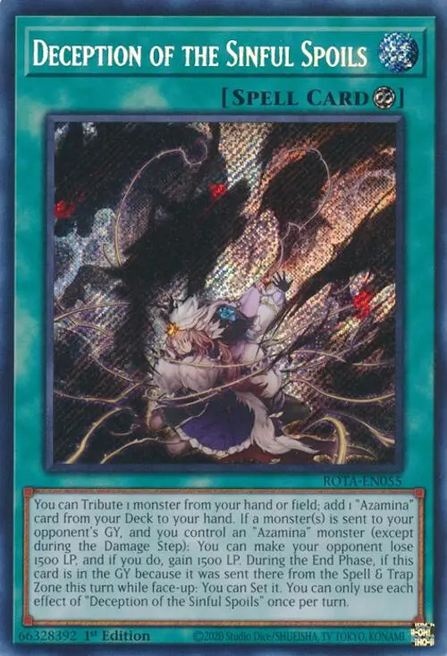 Deception Of The Sinful Spoils [Rota-En055] Secret Rare 1