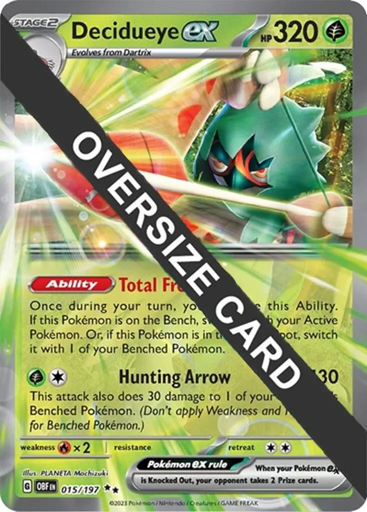 Decidueye Ex (015/197) (Jumbo Card) [Miscellaneous Cards] 1