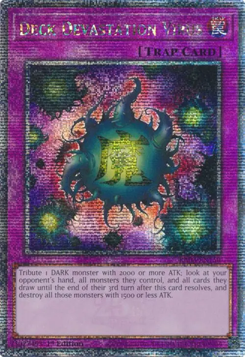 Deck Devastation Virus (Quarter Century Secret Rare) [Ra03-En150] Quarter Century Secret Rare 1