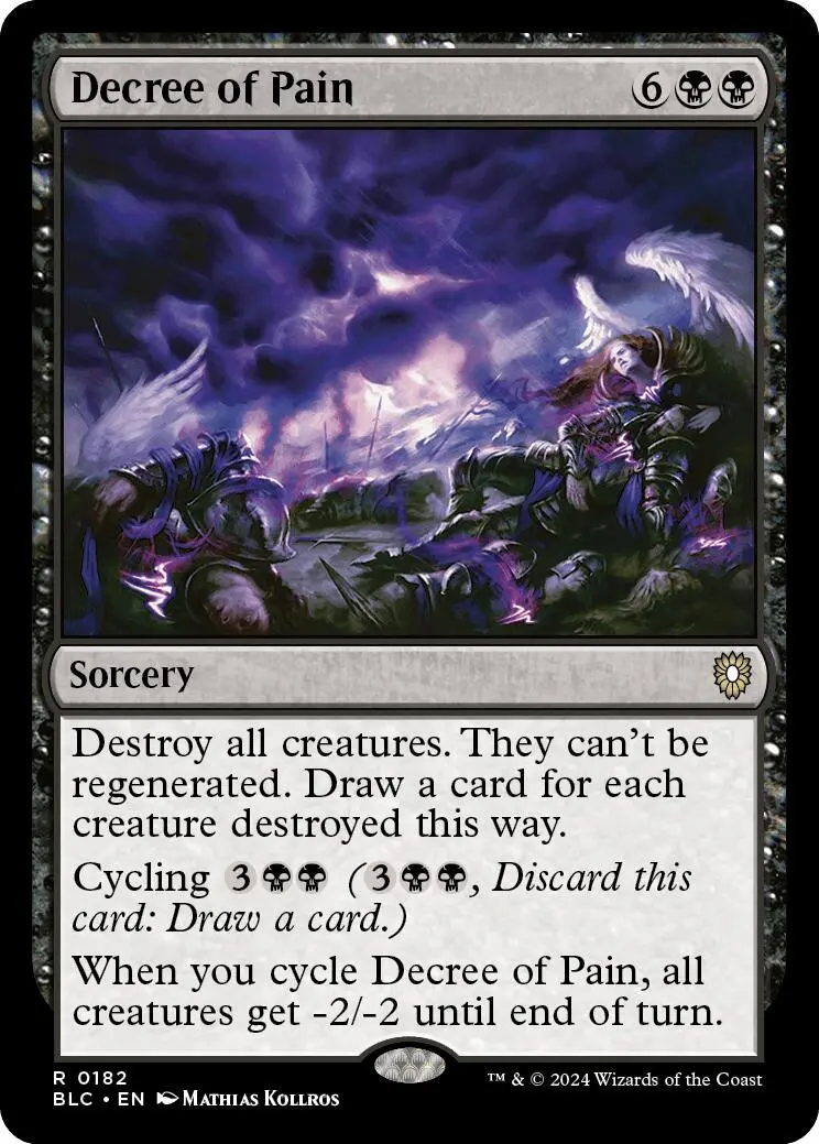 Decree Of Pain [Bloomburrow Commander] 1