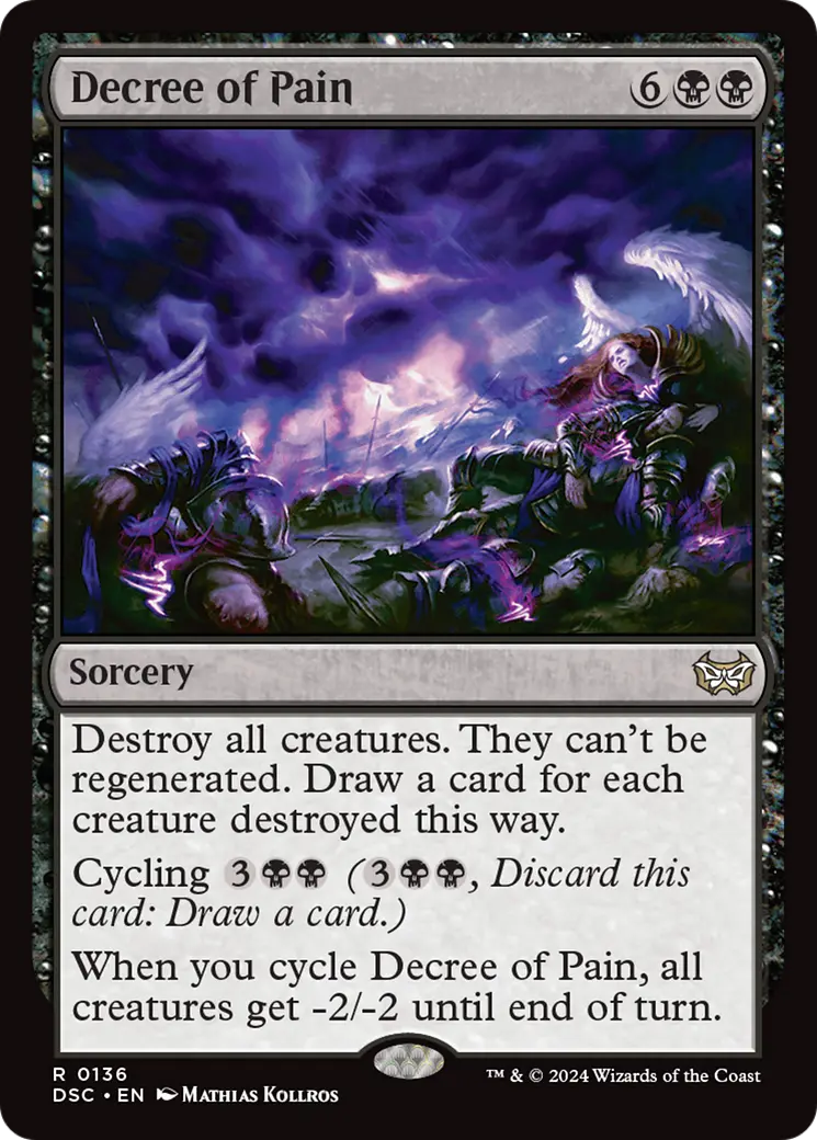 Decree Of Pain [Duskmourn: House Of Horror Commander] 1