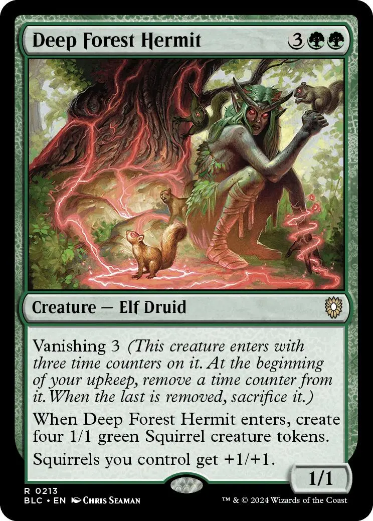 Deep Forest Hermit [Bloomburrow Commander] 1