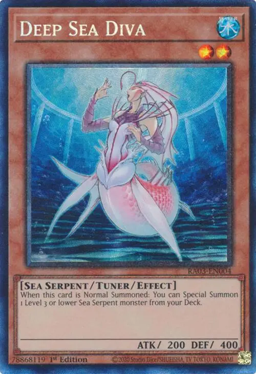 Deep Sea Diva (Cr) [Ra03-En004] Prismatic Collector's Rare 1