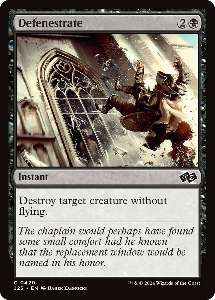Defenestrate [Foundations Jumpstart] 1