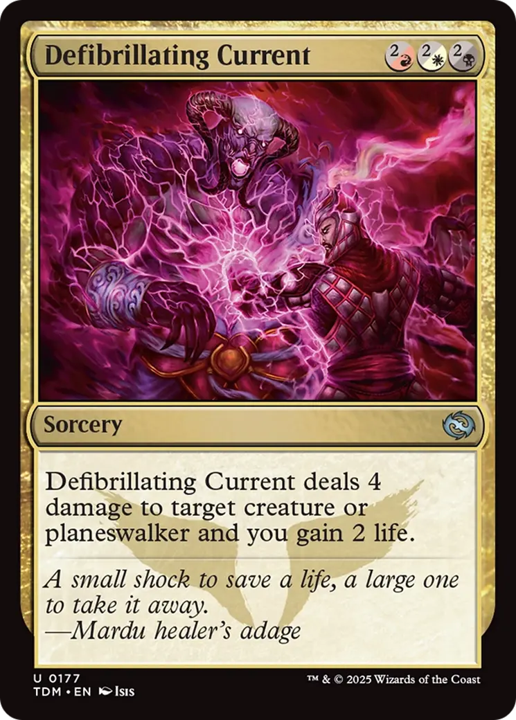 Defibrillating Current [Tarkir: Dragonstorm] 1