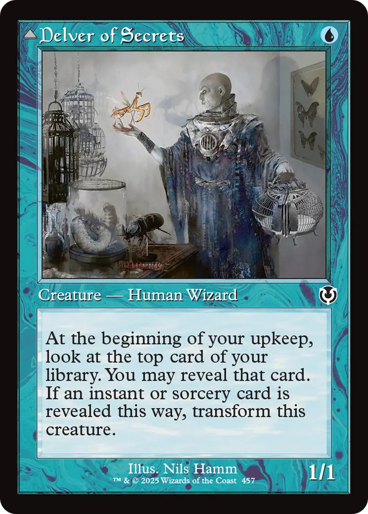 Delver Of Secrets // Insectile Aberration (Retro Frame) [Innistrad Remastered] 1