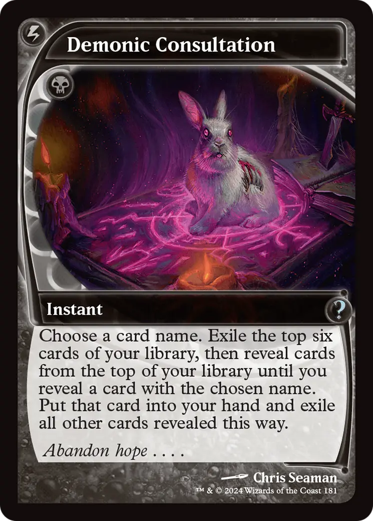 Demonic Consultation (Future Sight) [Mystery Booster 2] 1