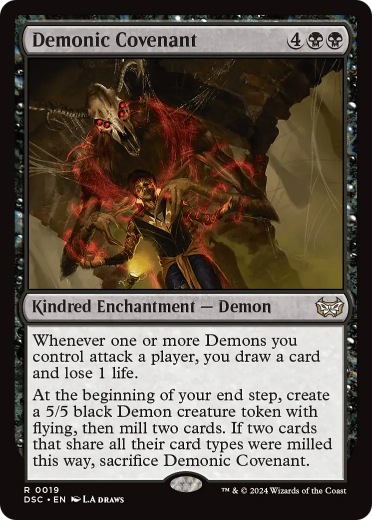 Demonic Covenant [Duskmourn: House Of Horror Commander] 1