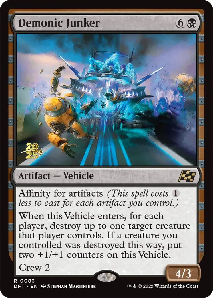 Demonic Junker [Aetherdrift Prerelease Promos] 1