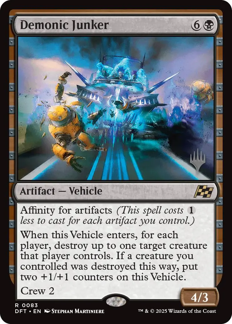 Demonic Junker (Promo Pack) [Aetherdrift Promos] 1
