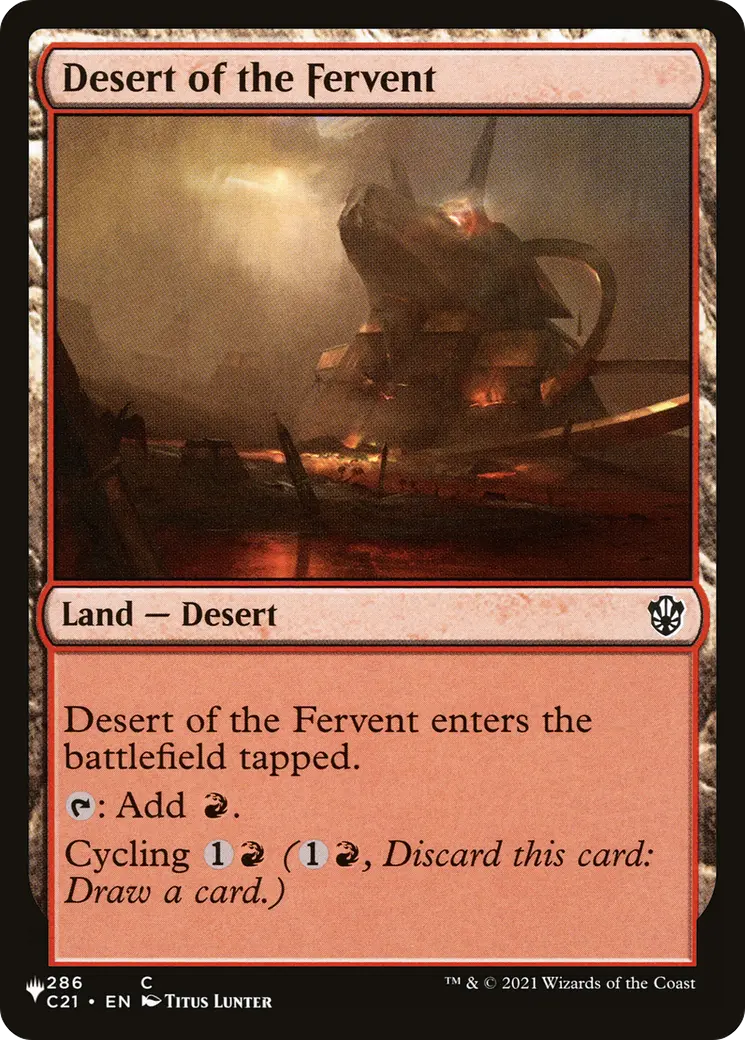 Desert Of The Fervent [The List] 1