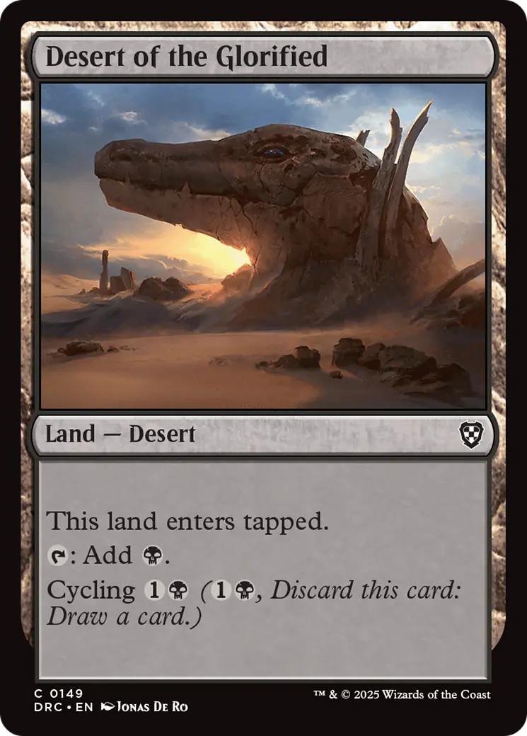 Desert Of The Glorified [Aetherdrift Commander] 1
