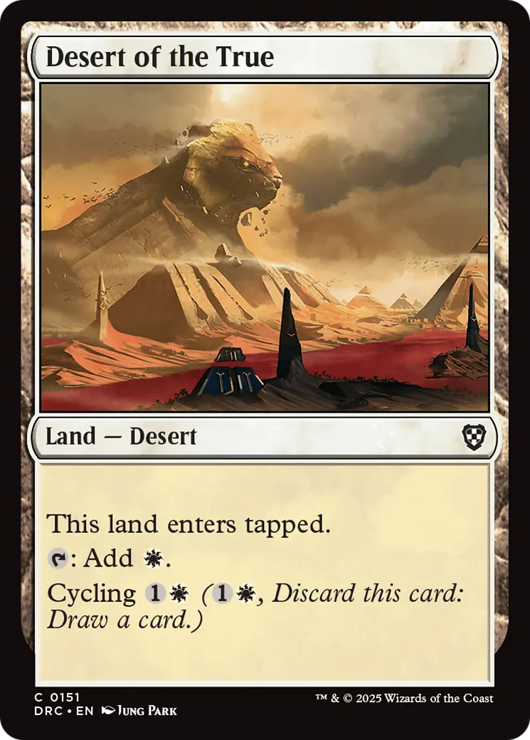Desert Of The True [Aetherdrift Commander] 1