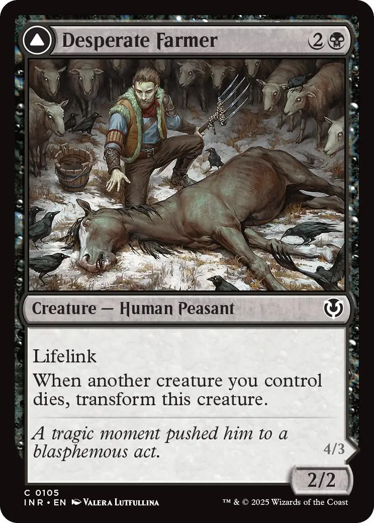 Desperate Farmer // Depraved Harvester [Innistrad Remastered] 1