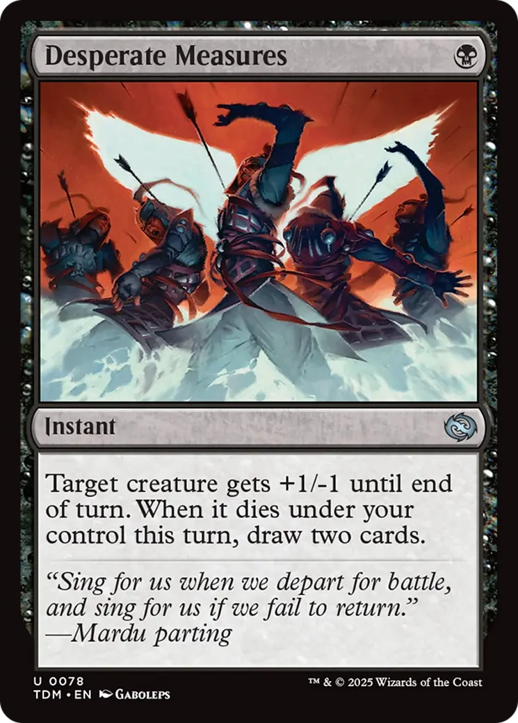 Desperate Measures [Tarkir: Dragonstorm] 1