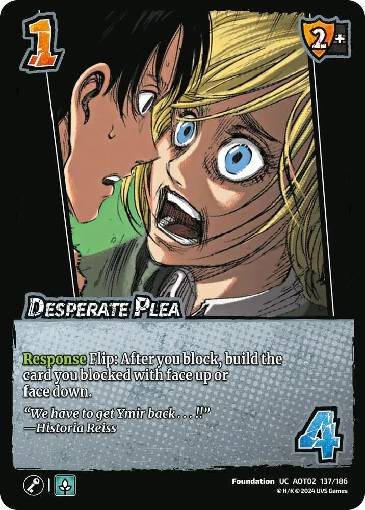 Desperate Plea - Attack On Titan: Origins Of Power (Aot02) 1