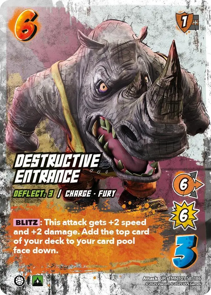 Destructive Entrance - Teenage Mutant Ninja Turtles (Tmnt) 1