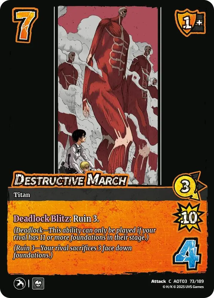Destructive March 1