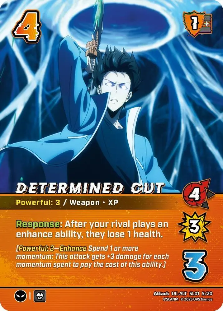Determined Cut (Alternate Art) - Sl01 5/20 - Alternate Art Uncommon 1
