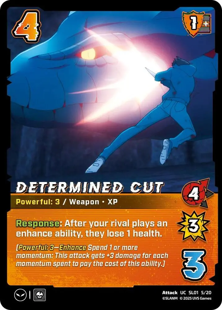 Determined Cut - Sl01 5/20 - Uncommon 1