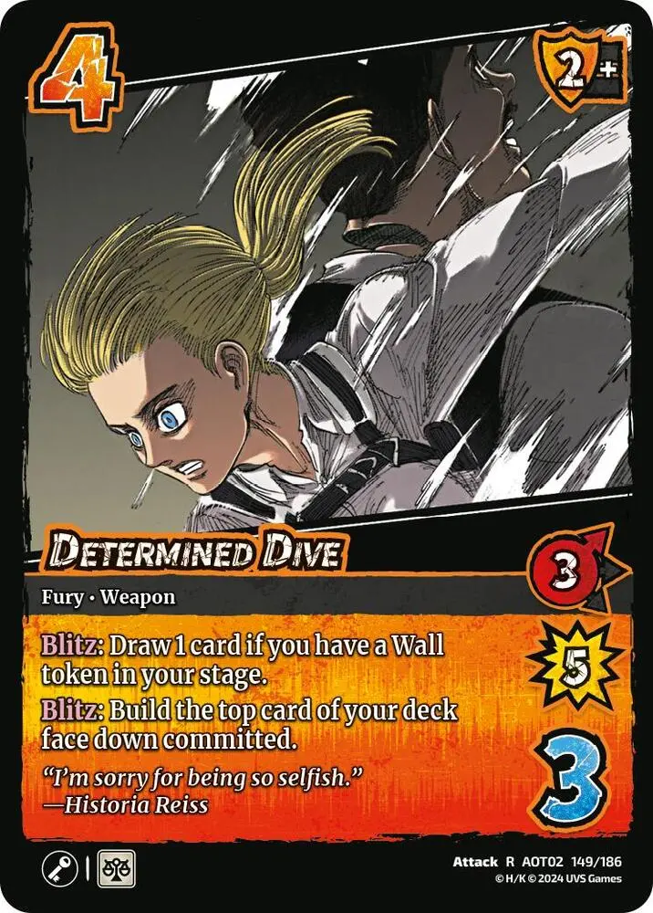 Determined Dive - Attack On Titan: Origins Of Power (Aot02) 1