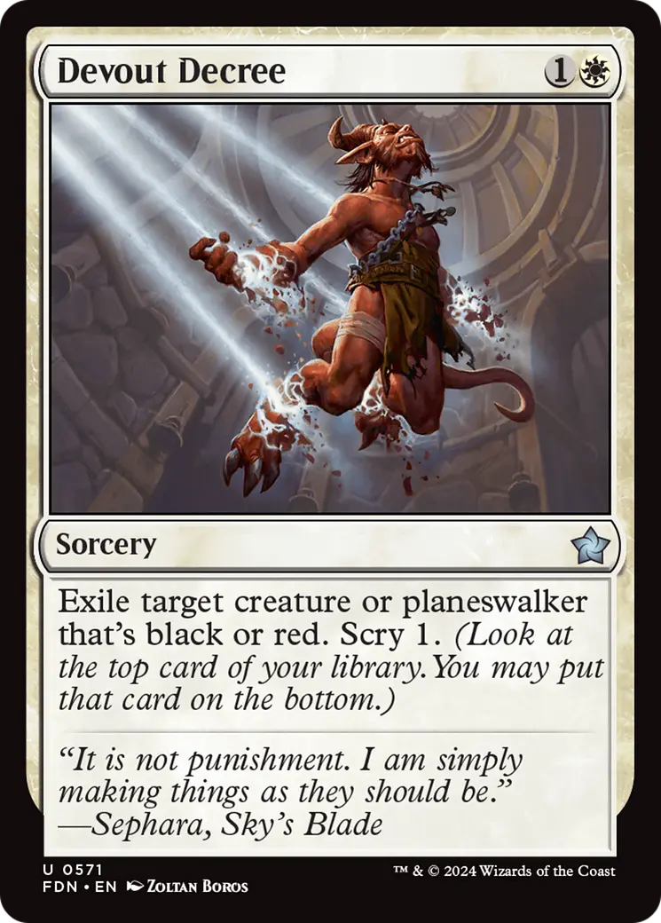 Devout Decree [Foundations] 1