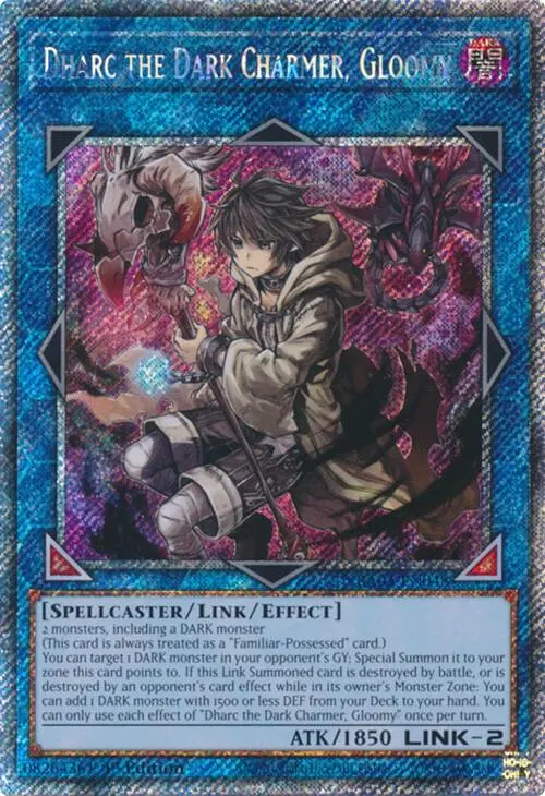 Dharc The Dark Charmer, Gloomy (Platinum Secret Rare) [Ra03-En048] Platinum Secret Rare 1