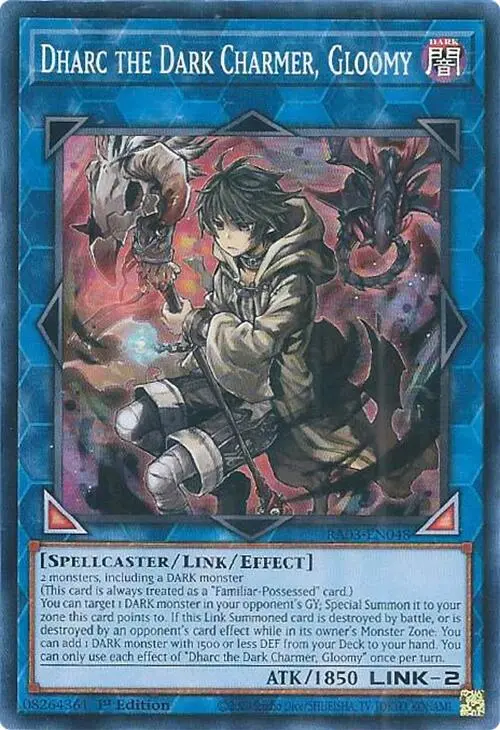 Dharc The Dark Charmer, Gloomy [Ra03-En048] Super Rare 1