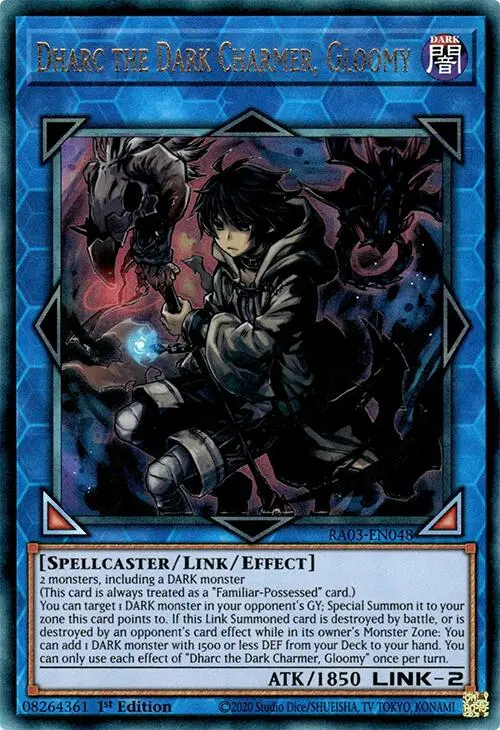Dharc The Dark Charmer, Gloomy (Utr) [Ra03-En048] Prismatic Ultimate Rare 1