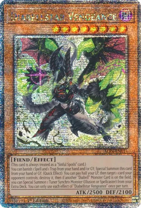 Diabellstar Vengeance [Alin-En011] Quarter Century Secret Rare 1