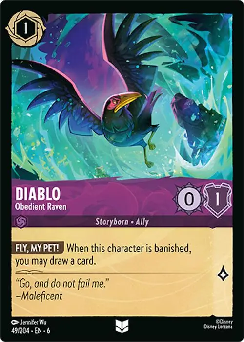 Diablo - Obedient Raven (49/204) [Azurite Sea] 1