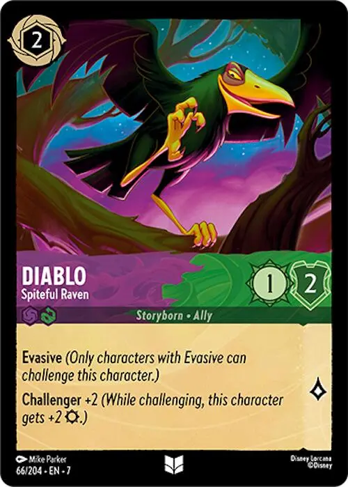 Diablo - Spiteful Raven (66/204) [Archazia's Island] 1