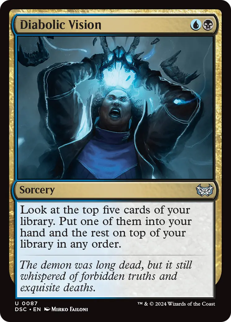 Diabolic Vision [Duskmourn: House Of Horror Commander] 1
