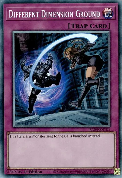 Different Dimension Ground [Ra04-En101] Prismatic Collector's Rare 1