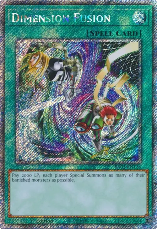 Dimension Fusion (Platinum Secret Rare) [Ra03-En136] Platinum Secret Rare 1