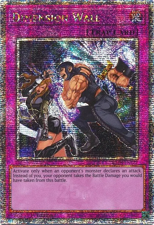 Dimension Wall [Ra04-En127] Quarter Century Secret Rare 1