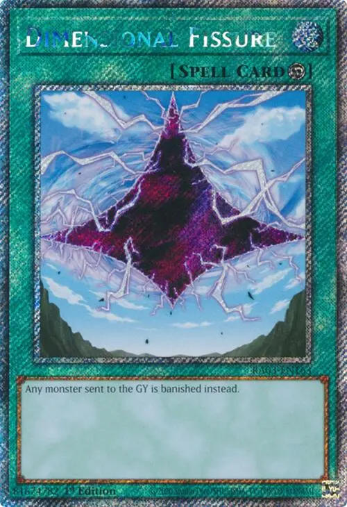 Dimensional Fissure (Platinum Secret Rare) [Ra03-En163] Platinum Secret Rare 1