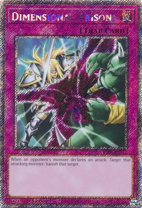 Dimensional Prison [Ra04-En132] Platinum Secret Rare 1