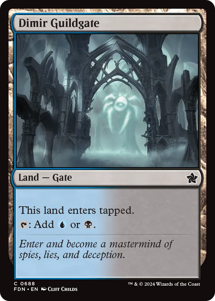 Dimir Guildgate [Foundations] 1