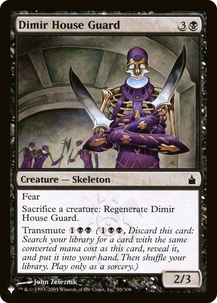 Dimir House Guard [The List] 1