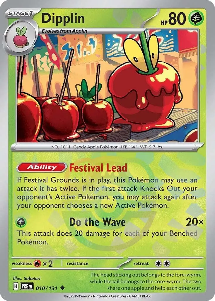 Dipplin (010/131) (Master Ball Pattern) [Scarlet & Violet: Prismatic Evolutions] 1