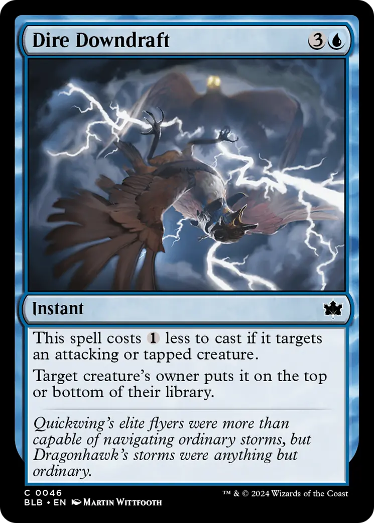 Dire Downdraft [Bloomburrow] 1
