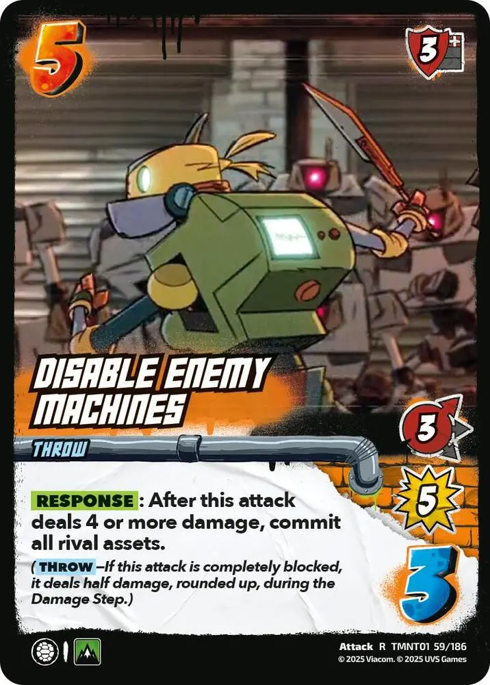 Disable Enemy Machines - Teenage Mutant Ninja Turtles (Tmnt) 1