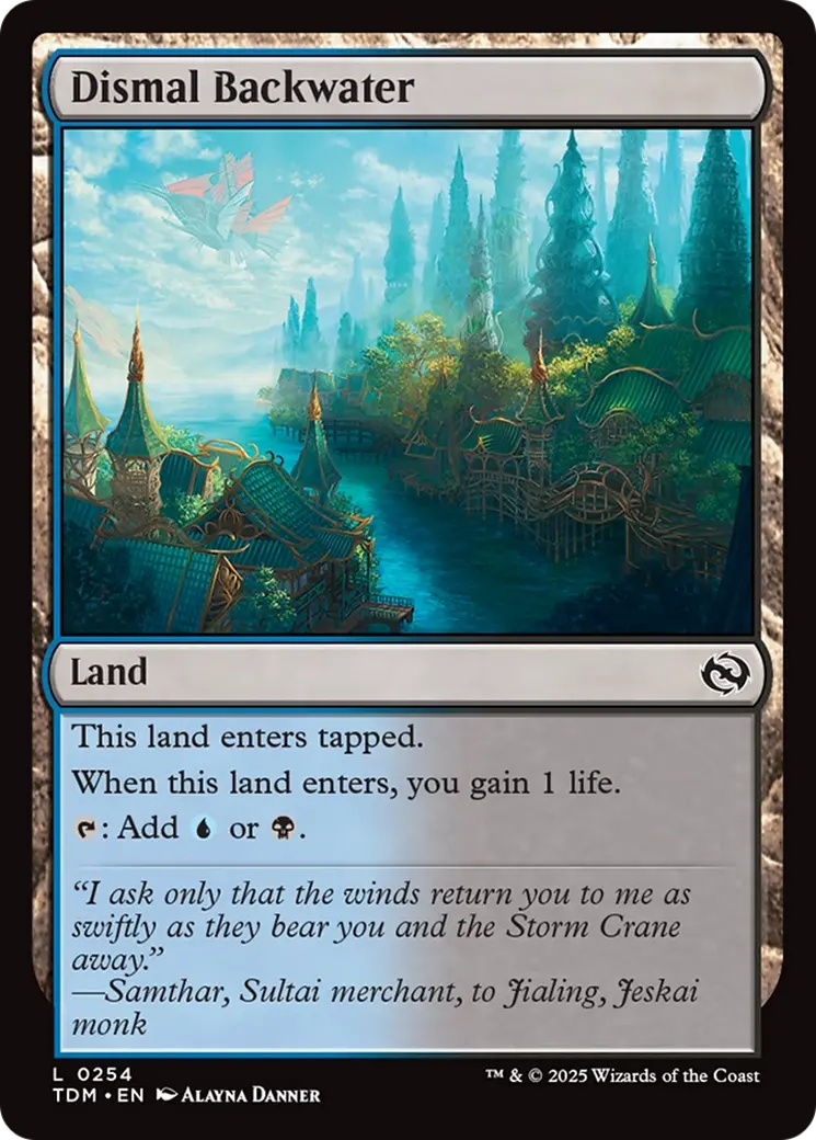 Dismal Backwater [Tarkir: Dragonstorm] 1