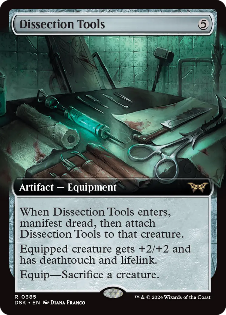 Dissection Tools (Extended Art) [Duskmourn: House Of Horror] 1
