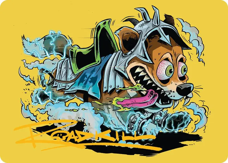 District Mascot Art Card (50/54) (Gold-Stamped Signature) [Aetherdrift Art Series] 1